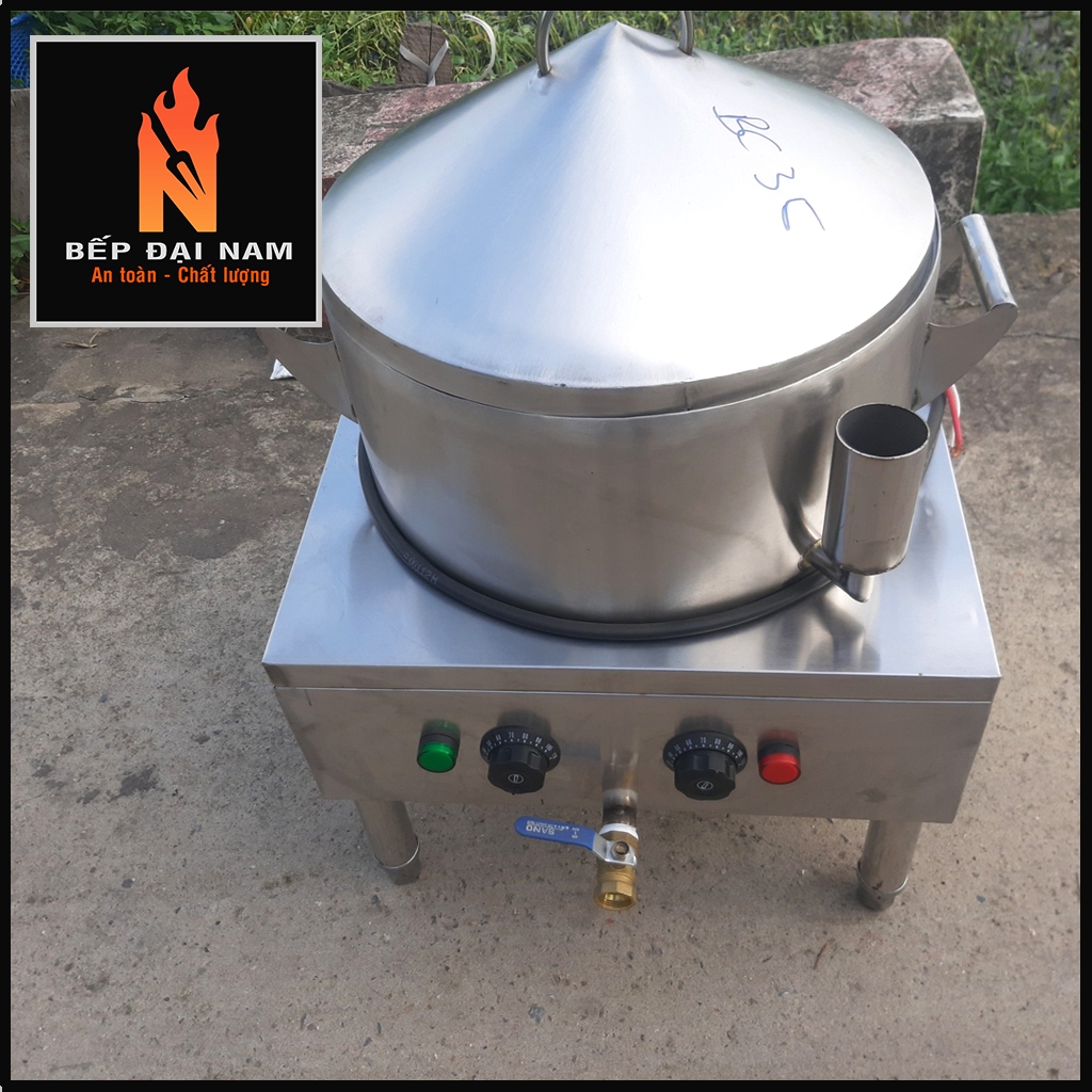 Nồi tráng bánh cuốn đường kính 40cm, inox bền đẹp