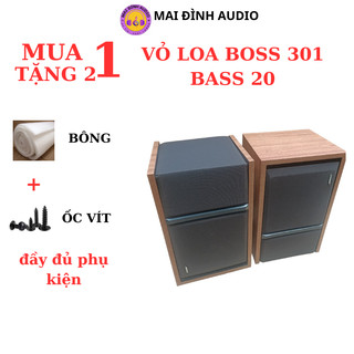  Vỏ thùng loa B0SS 301 seri 3 ,thùng loa bass 20 boss vỏ dán vân gỗ cao cấp ,giá 1 đôi tặng kèm bông tiêu âm 