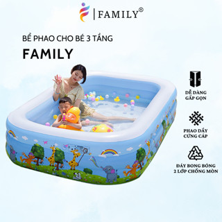 Bể bơi cho bé phao bơi cho bé hồ bơi cho bé bể bơi cho trẻ em chống trượt mini nhỏ bơm hơi ngoài trời gấp gọn di động