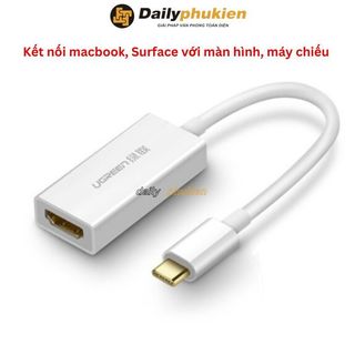 Cáp chuyển đổi usb type c to hdmi mạ vàng hỗ trợ 4k 2k chính hãng ugreen