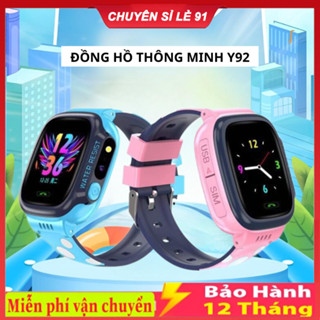  Đồng Hồ Thông Minh Trẻ Em Y92   Q12 Định Vị Cảm Ứng Chống Nước Nghe Gọi 2 Chiều Có Tiếng Việt 