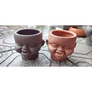 Chậu đất nung - chậu tí súng răng sz trung và nhỏ