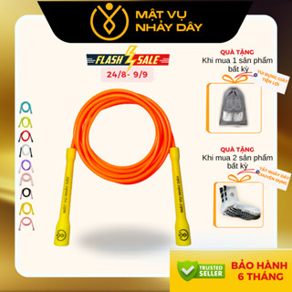 [6MM] Dây nhảy PVC Mật Vụ Nhảy Dây cao cấp - Speed rope - thể thao, cardio, thể lực, giảm cân