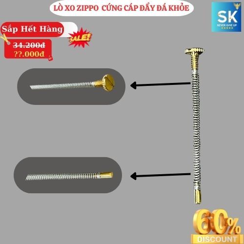 Lò xo Zippo cứng cáp đẩy đá khỏe, Lò xo đá hột quẹt, Phụ kiện dành cho Zippo