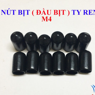 Nút bịt ( Đầu bịt) ty ren M4, M6, M8, M10, M12, M16, M22( Màu Đen)