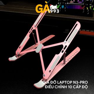 Chân kê laptop N3 PRO, giá đỡ laptop hợp kim nhôm điều chỉnh nhiều cấp độ đa dạng mẫu mã
