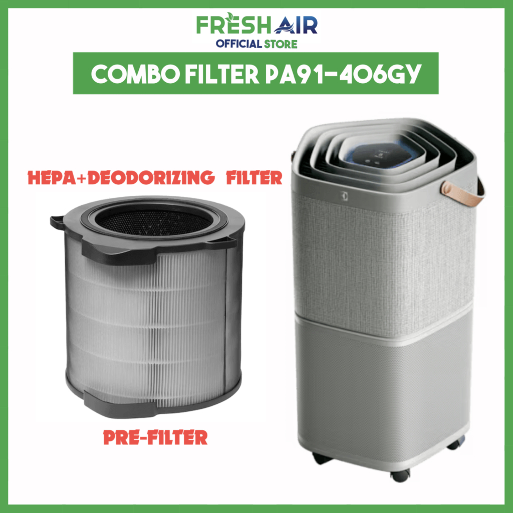 Combo màng lọc Fresh Air EFDCLN4 cho Electrolux PA91-406GY