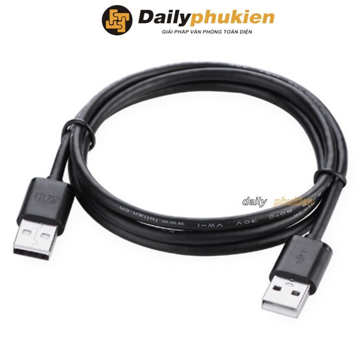 Cáp USB 2.0 2 đầu đực dài 3m Ugreen 30136, Dây 2 đầu usb dương dài 3m
