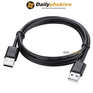 Cáp usb 2.0 2 đầu đực dài 3m ugreen 30136, dây 2 đầu usb dương dài 3m