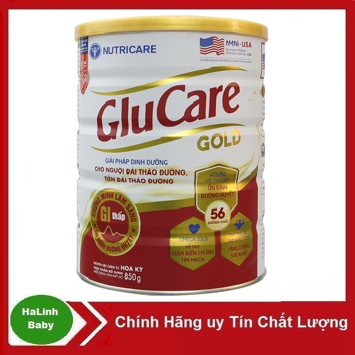 Sữa bột Glucare gold 900g [Date 2027]