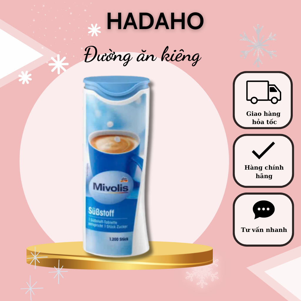 Đường ăn kiêng Mivolis Substoff 1200v Đức