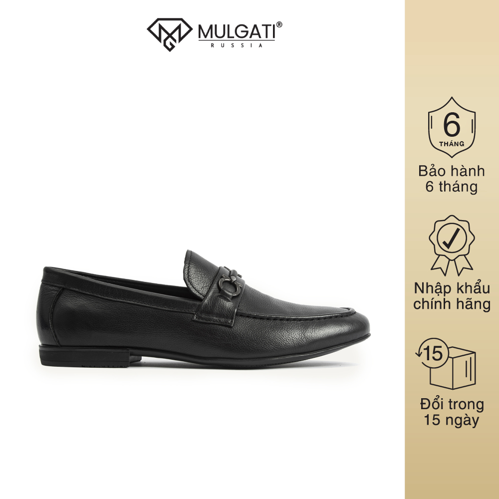 Giày lười nam MULGATI Horsebit Loafer đai kim loại - F662-A17