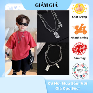 Dây Chuyền Bé Trai Hàn Quốc Hip Hop Punk Dây Xích Vòng Cổ Nam Thời Trang, Dây Chuyền Vòng Cổ Thép Không Gỉ Cá Tính