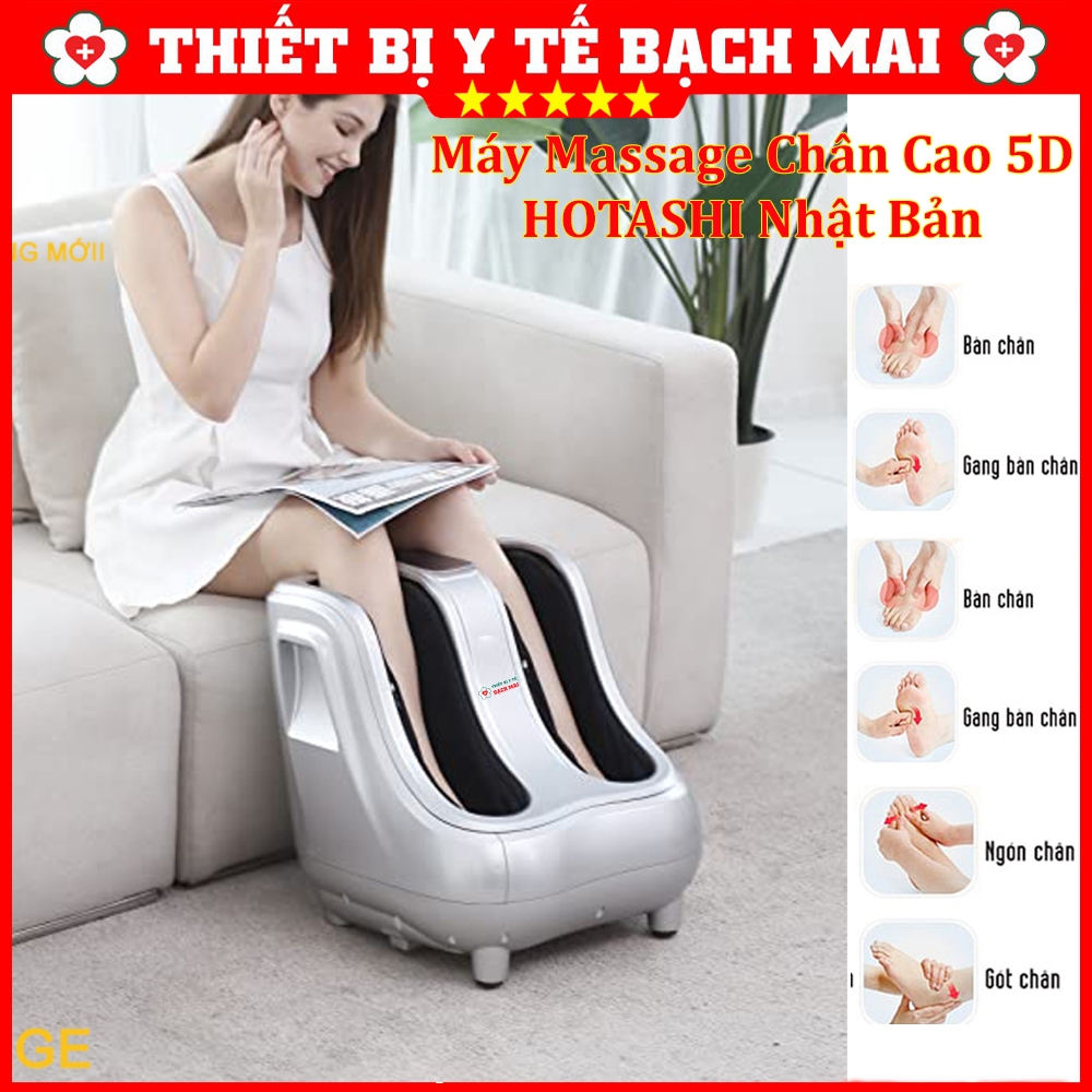 Máy Massage Chân Cao Tiêu Chuẩn Hàn Quốc, Máy Massage Chân 5D [BH 1 Năm]