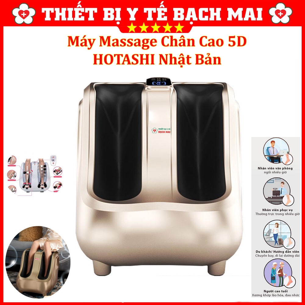 Máy Massage Chân Cao Tiêu Chuẩn Hàn Quốc, Máy Massage Chân 5D [BH 1 Năm]