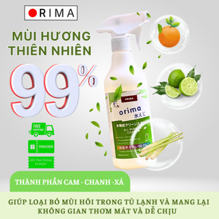 Chai Xịt Vệ Sinh Tủ Lạnh Orima 500ml - công nghệ Nhật Bản khử mùi và làm sạch tủ lạnh, tủ đông
