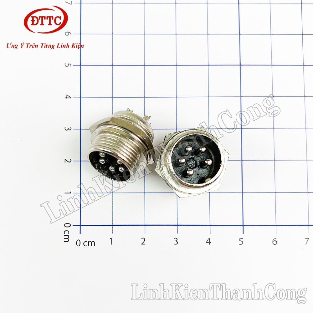 Giắc GX16-5P 5 Chân (Đực)