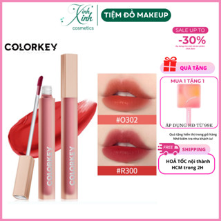 Son COLORKEY Tint Watery Matte Lip, kem lỳ dưỡng ẩm, Không lem không dính 1.8g | XINH XINH COSMETICS