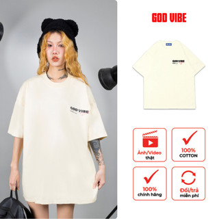 Áo thun Local Brand GOD VIBE Phong Cách Unisex Form Rộng Tay Lỡ GTK78
