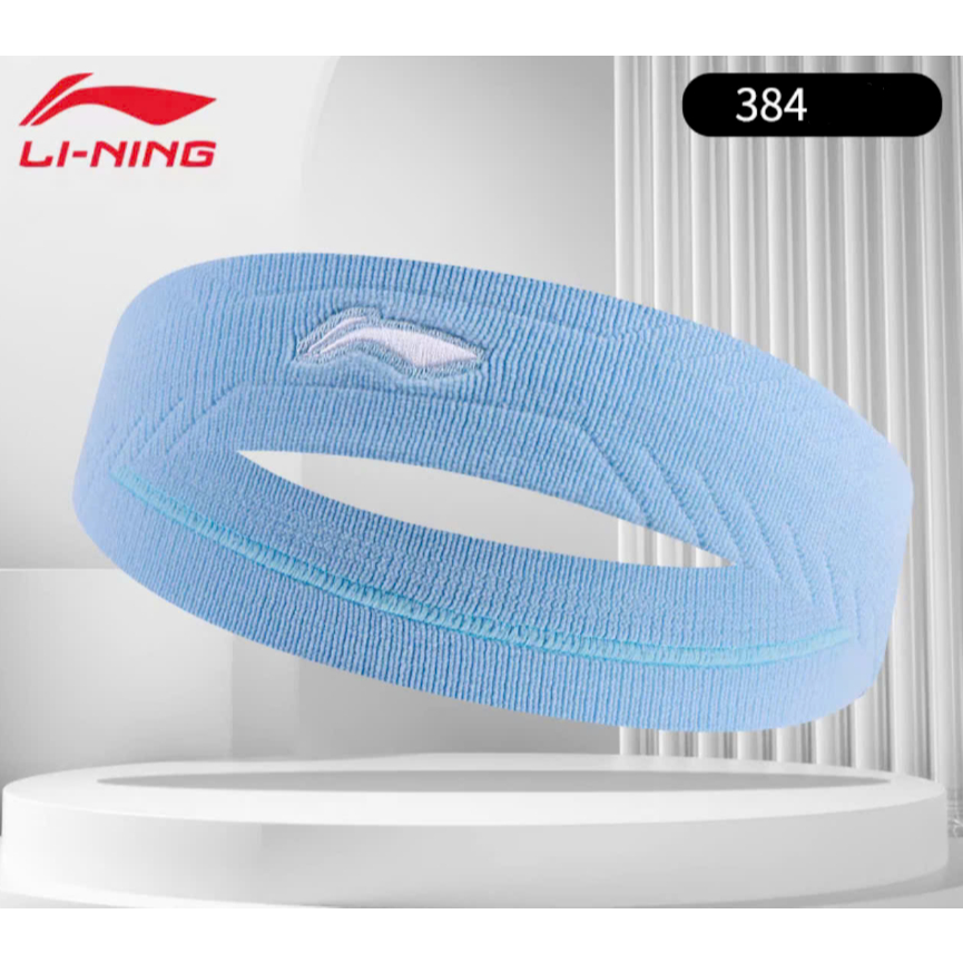 Lining có sẵn - Băng đô chặn mồ hôi trán nam và nữ chơi tenis, bóng rổ, gym, cầu lông - Chính hãng