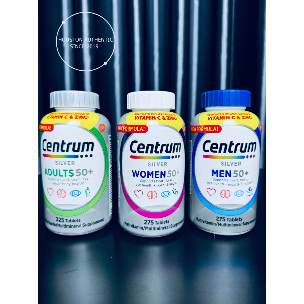    ĐỦ BILL STORE + AIR  Viên uống Vitamin tổng hợp Centrum Newlock cho nam và nữ trên 50 tuổi _ Live mua hàng tại Mỹ 