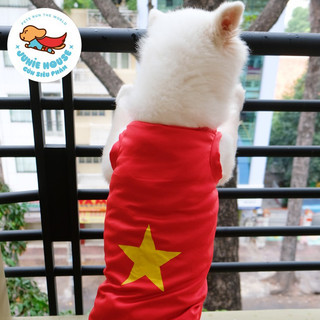 Áo thun 3 lỗ cho chó lớn
