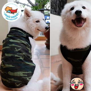 Áo thun 3 lỗ cho chó lớn