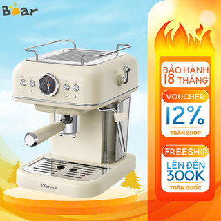  Máy pha cà phê Espresso Bear KFJ-E12R5 1.2L Áp suất 20 BAR ,950W tự động,tạo bọt sữa BH 18 tháng 