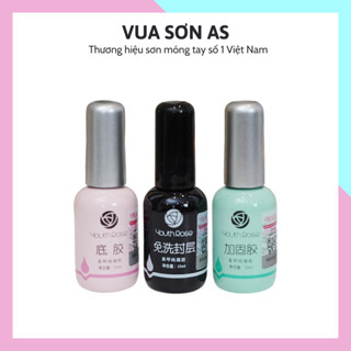 Base top cứng móng hoa hồng sơn móng tay gel phụ kiện nail VUA SƠN AS