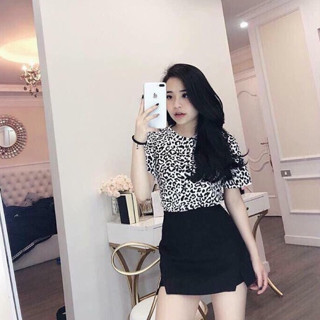 Quần giả váy ngắn ;xẻ vạt hai bên umi(#277)