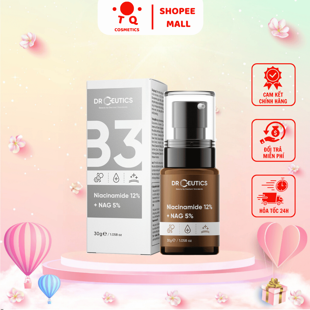 DRCEUTICS Serum Niacinamide 12% DrCeutics Giảm Thâm Sáng Da Kiềm Dầu
