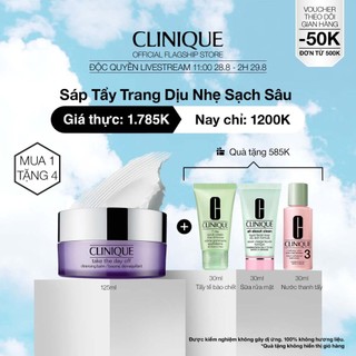  Sáp tẩy trang dịu nhẹ không làm khô da Clinique Take The Day Off Cleansing Balm 125ml