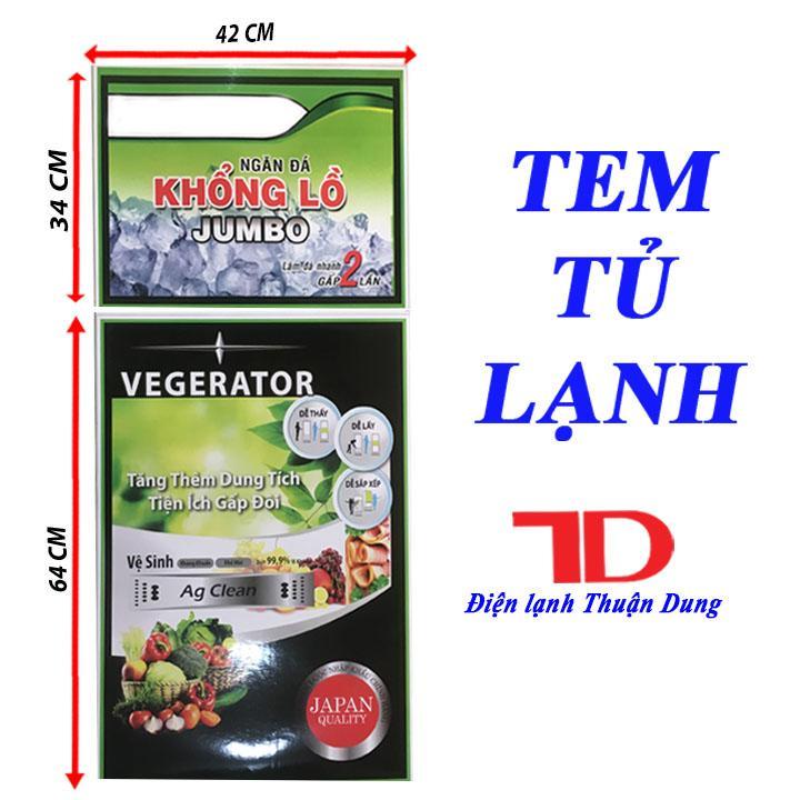 TEM DÁN DÀNH CHO TỦ LẠNH - Điện Lạnh Thuận Dung