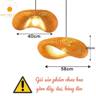 Đèn tre bóng mây- đèn trang trí thả trần
