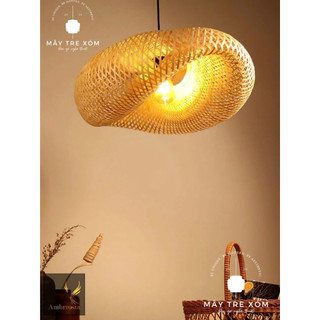 Đèn tre bóng mây- đèn trang trí thả trần