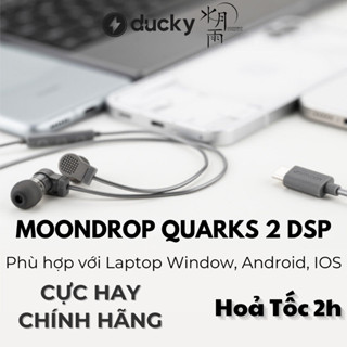 Tai Nghe Có Dây Moondrop Quarks 2 DSP Type-C Có Mic, Cực Hay, Bản Nâng Cấp, Chính Hãng Bảo Hành12T