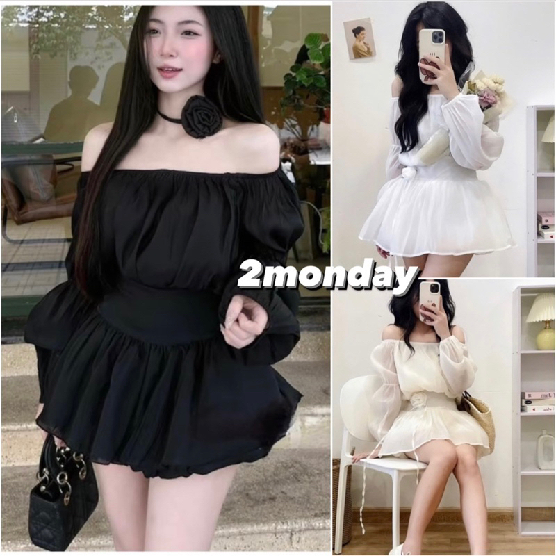 JUMP VÁY VOAN TƠ TRỄ VAI CAMA LIỀN QUẦN BÍ SIÊU XINH V19