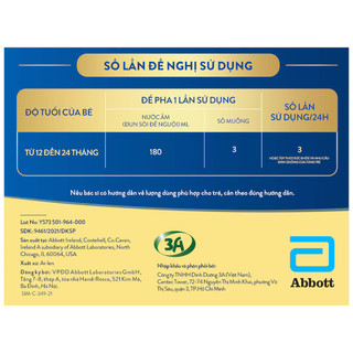[Mẫu mới] Sữa bột Similac 3 900g [Date 2025