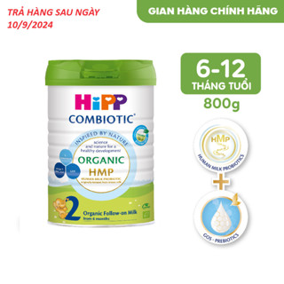 Sữa bột công thức HiPP 2 Organic Combiotic 800g bổ sung DHA trực tiếp dành cho trẻ nhỏ