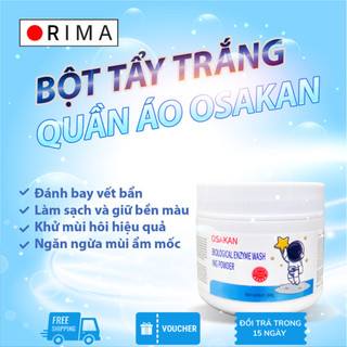  Bột Tẩy Trắng Quần Áo OSAKAN Sinh Học Đánh Bay Vết Bẩn - Tẩy Trắng Quần Áo - Khử Vết Ố Vàng