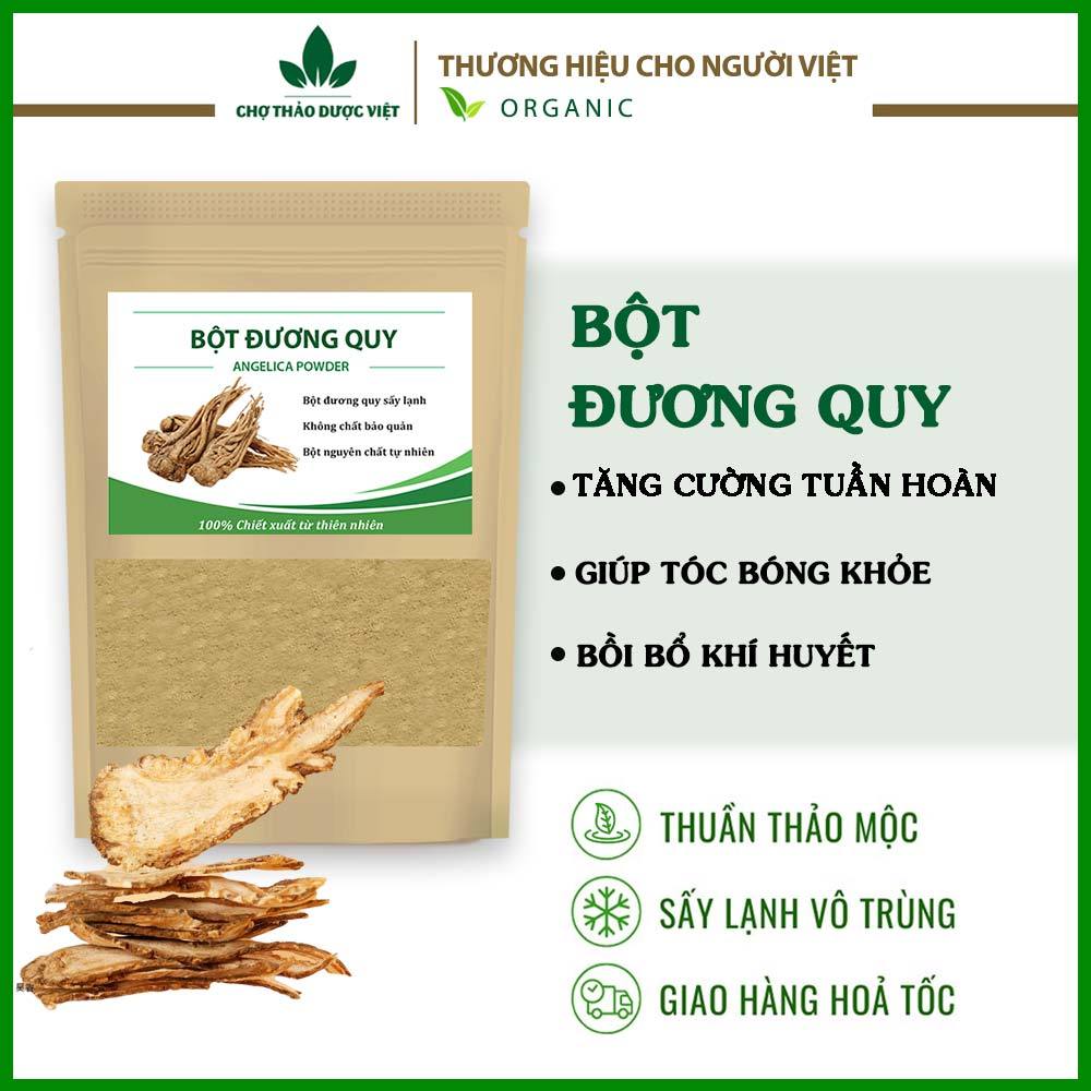Bột đương quy 100g, bột sâm đương quy tăng cường tuần hoàn máu, bổ khí huyết, tốt cho sức khỏe