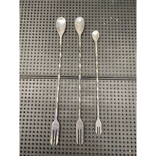 Thìa inox 32cm, thìa khuấy 2 đầu inox 32 cm tiện lợi trong pha chế