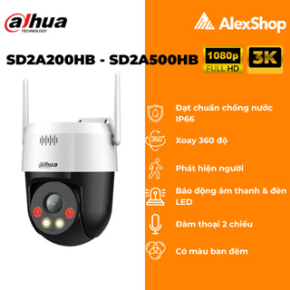 [NEW] Camera Wifi Ngoài Trời Dahua SD2A500HB (5M) Xoay 360, Màu Ban Đêm, Đàm Thoại 2 Chiều