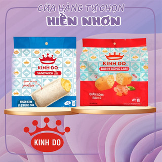  Bánh mì tươi Kinh Đô - Sandwich nhân kem vị trứng sữa 