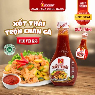Xốt Thái Trộn Chân Gà AZ CHEF 215g - dùng trộn các món Thái chua cay bùng vị không cần nêm nếm