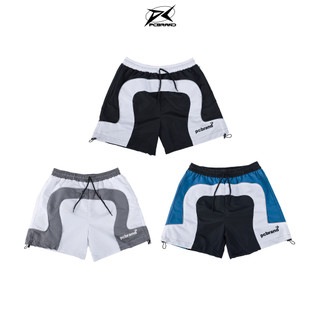 Quần Shorts Dù Nam Nữ PC BRAND - PLANET CRACK - PARACHUTE SHORTS Xám/Xanh/Đen