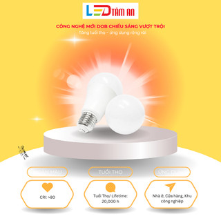 Bóng đèn led tròn kín nước 3w