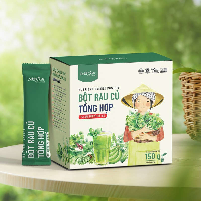 Bột Rau Củ Tổng Hợp Dalahouse ( 150gr - 15 Gói)