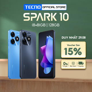  Điện thoại Tecno SPARK 10 8GB 128GB - Helio G37 | 5000 mAh | Sạc nhanh 18W 