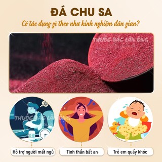 Đá chu sa 500g (Đá xích đan)